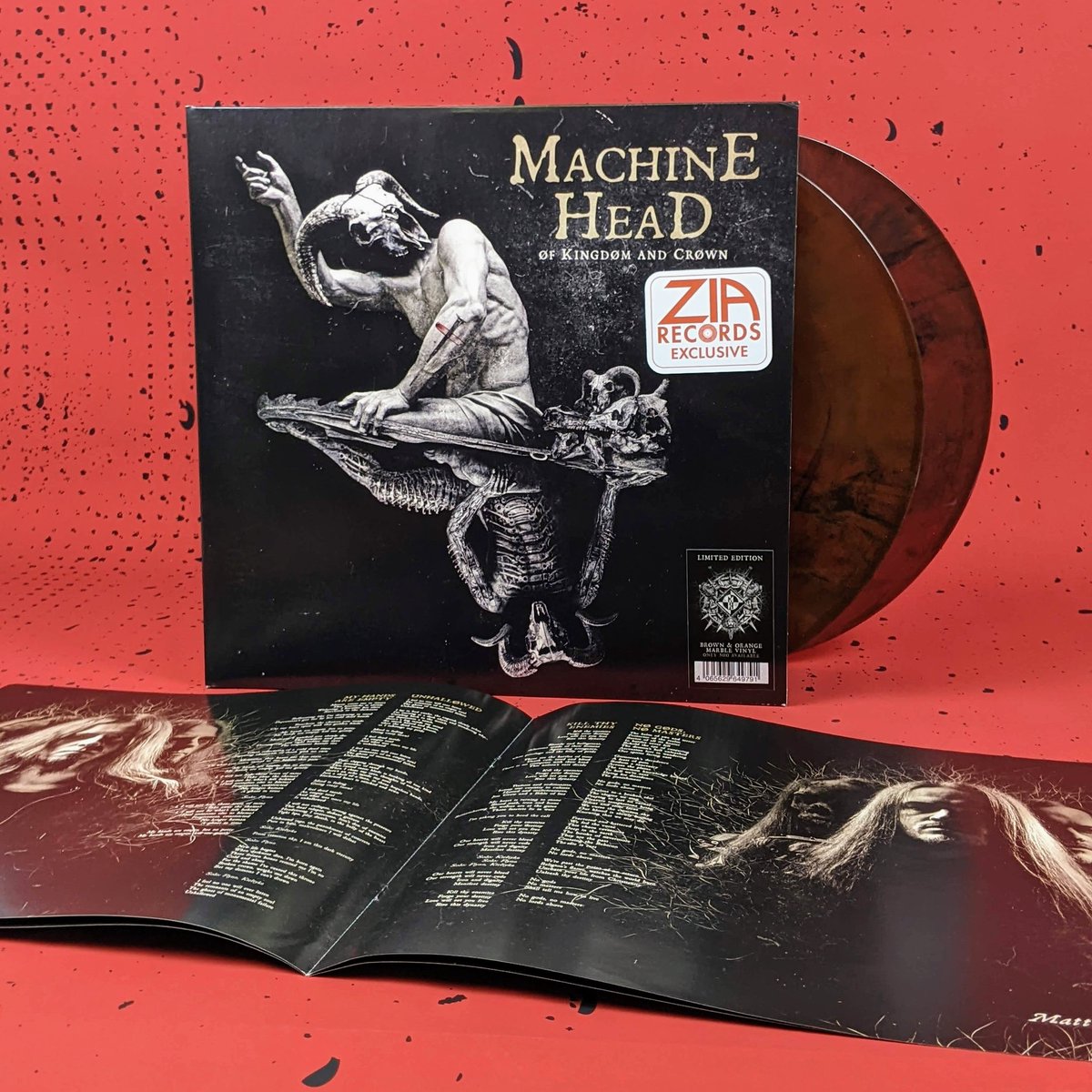 LTD TO 500 🔥 ØF KINGDØM AND CRØWN on Brown / Orange Marbled Vinyl at @ZiaRecords. Now Shipping: 👉 ziarecords.com/P/13550144 #MACHINEHEAD #ØFKINGDØMANDCRØWN #METAL