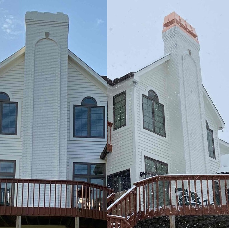 Another before and after from one of our business partners. This customer now has a ChimGuard Full Coverage Chimney Cap that will last forever in our harsh Minnesota weather and has great Curb Appeal.
#chimguard #ultimatechimneyprotection  #curbappeal #fullcoveragecap https://t.co/hWwznDuaPP