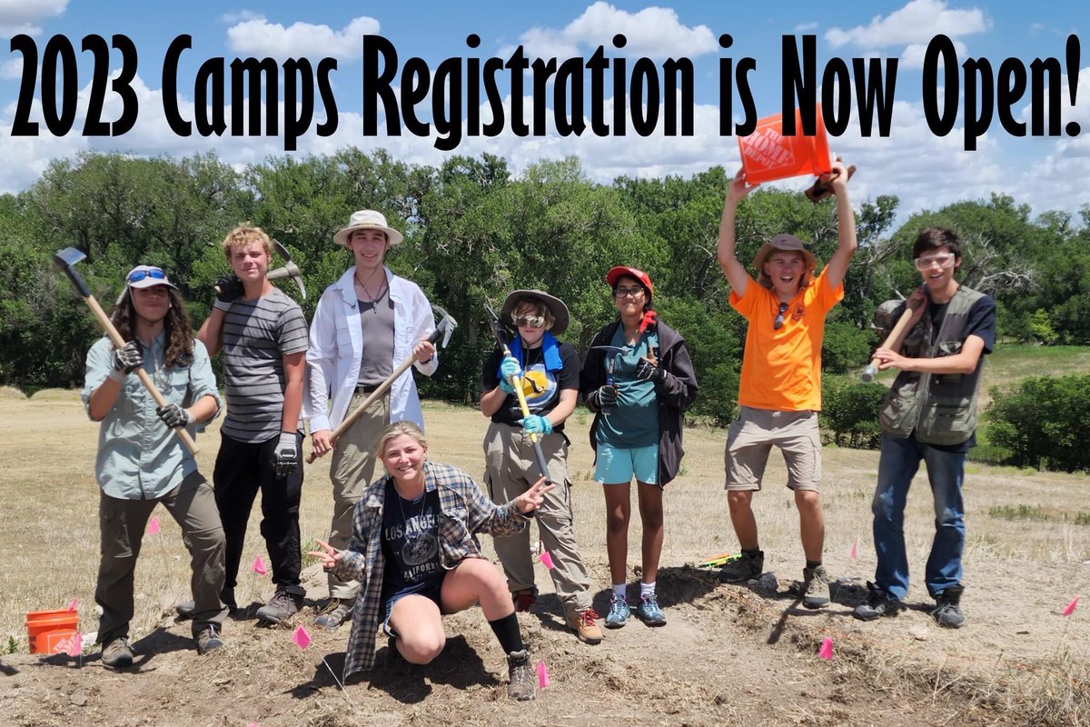 Registration for 2023 camps is now open! Our first application review deadline is this Sunday, December 4th. 

To learn more about our program and to register for 2023 camps, please check out our website: 
sternberg.fhsu.edu/education-outr…