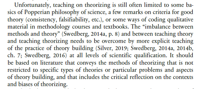 “We are not only in a replication but an interpretation crisis, a crisis of theory building.” Benjamin Krämer (2022). Why are most published research findings under-theorized? Or are we in an interpretation crisis? nomos-elibrary.de/10.5771/978374…