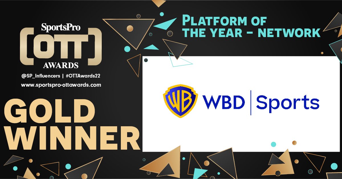 👏 @Discoverysports takes the Gold award for the inaugural Platform of the Year – Network!

Well done on achieving yet another award this evening!
 #OTTAwards22