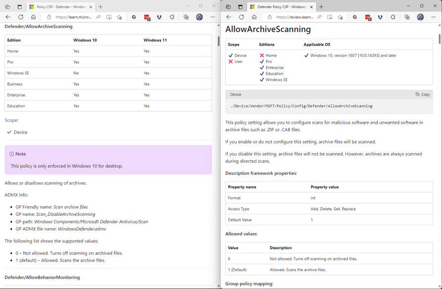 We just published an update to a *subset* of CSP docs as a pilot project: the automated creation of markdown based on DDF XML in #Windows. The intent: more consistent, reliable, and accurate docs for CSP reference. Check it out, let us know what you think! learn.microsoft.com/windows/client…