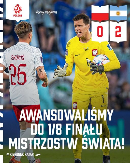 Przegraliśmy, ale… MAMY AWANS! ZAGRAMY W 1/8 FINAŁU MISTRZOSTW ŚWIATA!🇵🇱💪
#KierunekKatar #ŁączyNasPiłka #Qatar2022