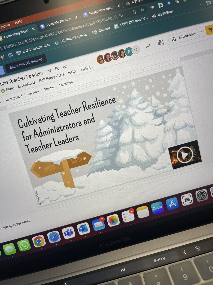 MsPrebeck's tweet image. Grateful to have the opportunity to share a passion project with admin and teacher leaders this morning..burnout is real and we should be doing all we can to help teachers, staff, and administrators to cultivate their resilience #onelcps #lcps23 #leadloudoun