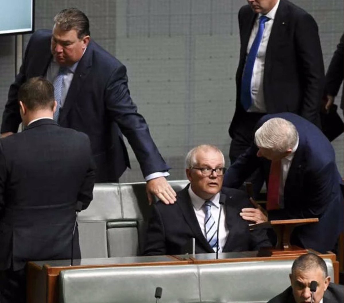 “Sorry mate, this ain’t Engadine Maccas, you’ll need to clean up after yourself…”
#CensureMorrison #auspol