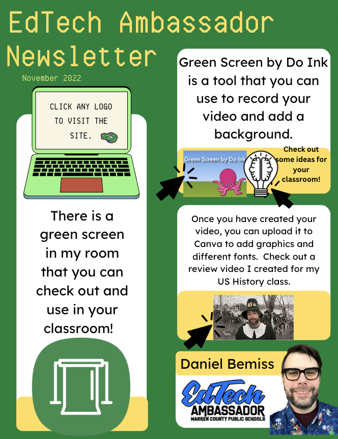 The month of November flew by!  I just realized I didn't do a newsletter this month. Here is the <a href="/DrakesCreekMS/">Drakes Creek Middle</a>
EdTech Ambassador Newsletter!
canva.com/design/DAFJ5oj…