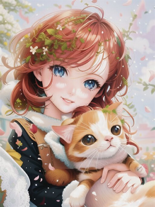 「例のアプリで散々遊んでるんですけどAIに描いてもらったうちのアナちゃん(SD13」|九和のイラスト