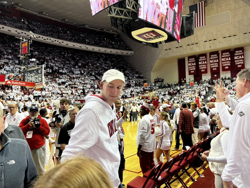 The Big Handsome is back in the Hall. 

#iubb || <a href="/CodyZeller/">Cody Zeller</a>