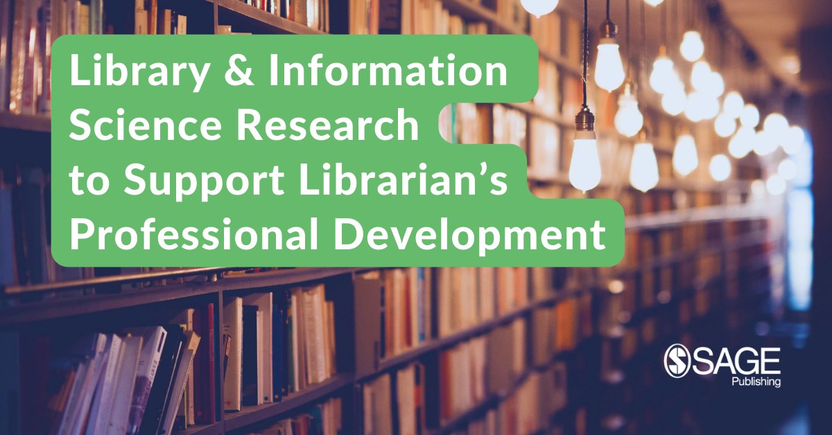We're excited to share our collection of Library and Information Science Research for #libraryprofessionals. This is a great resource for professional development, to stay ahead of #library trends, or to deepen your knowledge about your work. Read here ow.ly/L1q650LPELw