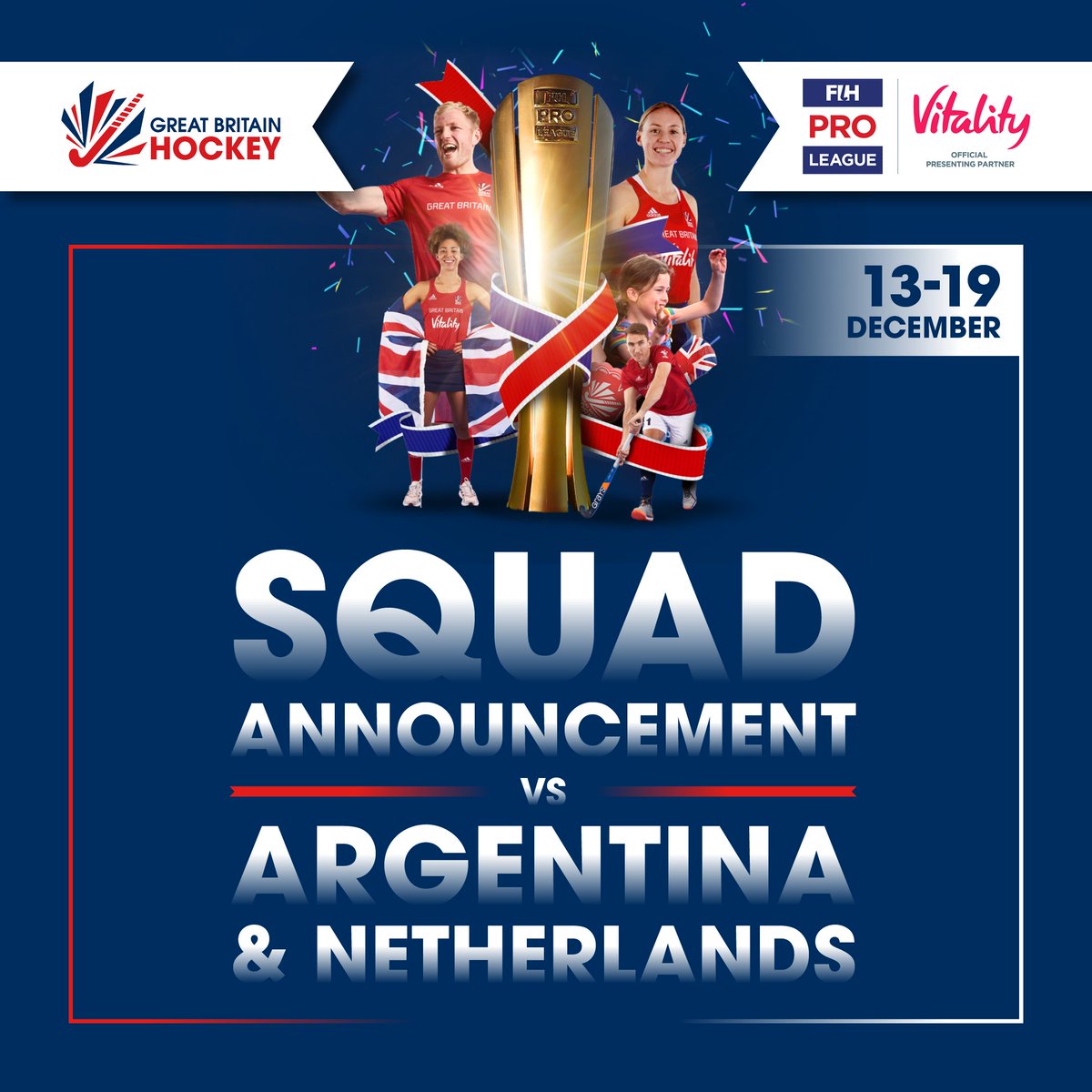 Great Britain Hockey (@gbhockey) on Twitter photo 🇬🇧 Squad announcement! 🇬🇧
🏑 We've named the women's and men's squads to take on Argentina and the Netherlands in the <a href="/FIH_Hockey/">International Hockey Federation</a> Pro League 🏑
📺 All of our games live on @BTSport 📺
Full squads: greatbritainhockey.co.uk/latest/news/sq… 🇬🇧 Squad announcement! 🇬🇧
🏑 We've named the women's and men's squads to take on Argentina and the Netherlands in the <a href="/FIH_Hockey/">International Hockey Federation</a> Pro League 🏑
📺 All of our games live on @BTSport 📺
Full squads: greatbritainhockey.co.uk/latest/news/sq…