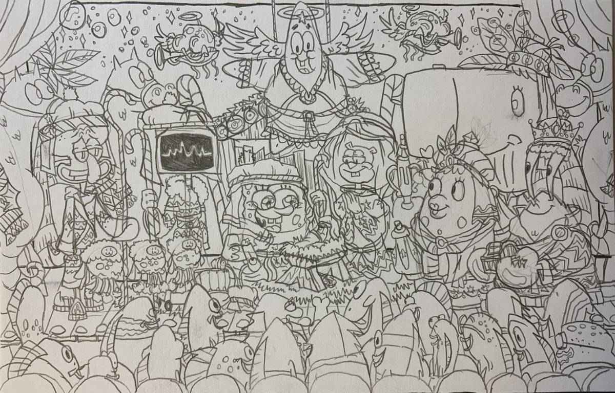 duda_wilson's tweet photo. @SpongeBob @ArtofSpongebob @Nickelodeon @NickAnimation #Nativity #christmas2022 #christmas2019 https://t.co/R4eS9X4edh