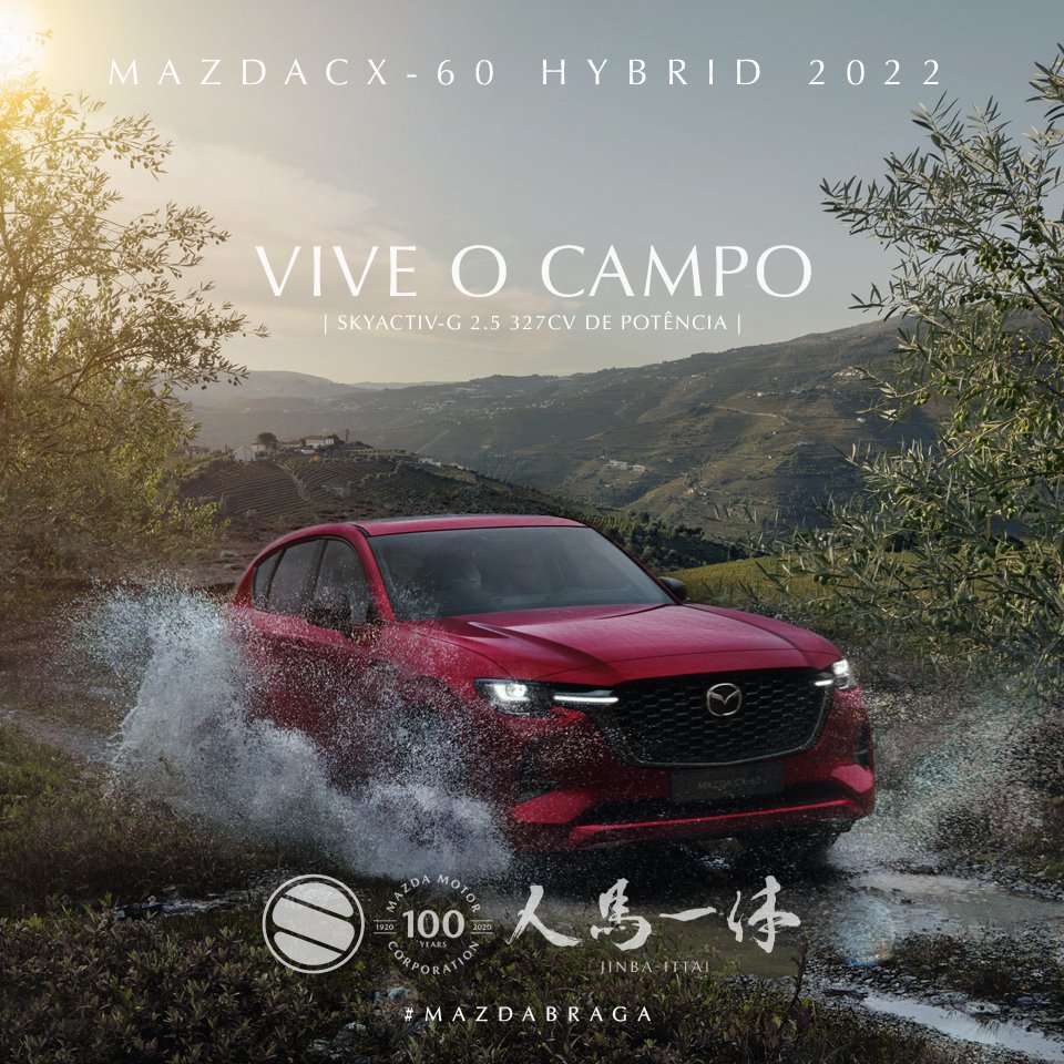 Estás pronto para uma nova qualidade de vida no campo? 

Agarra 327 cavalos de segurança ativa, líder da classe com uma classificação Euro NCAP de 5⭐️ e um consumo de apenas 1,5 l/100 km. +INF.: 925 406 677 #Mazda #MazdaBraga #MazdaCX60