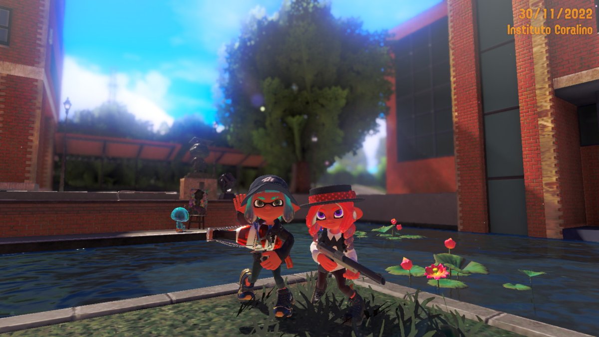 AmphyDenryu's tweet photo. De chill como dice la chaviza con @clemmyyy_ #Splatoon3 #NintendoSwitch https://t.co/6th1IDSgk4