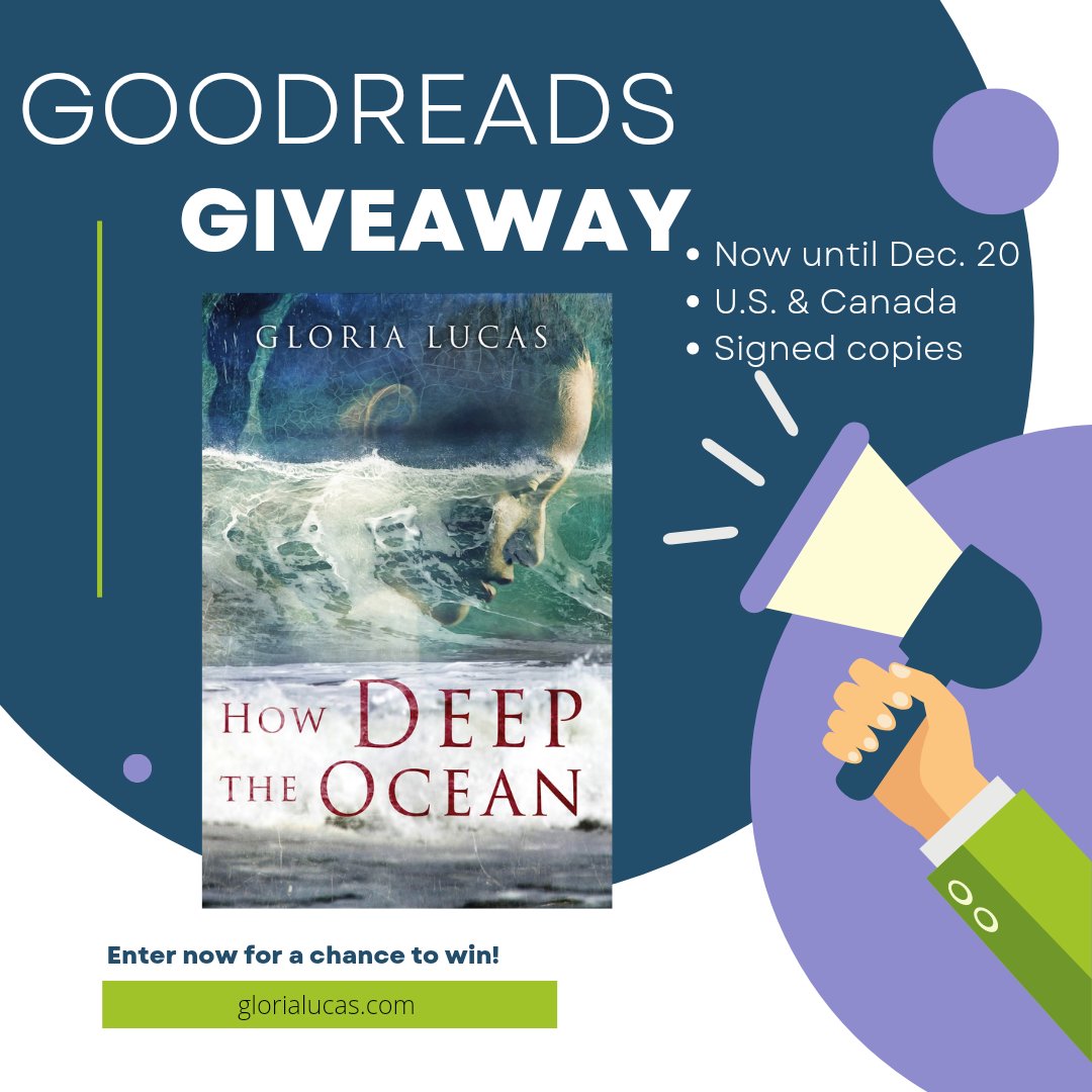 If you missed out on Black Friday deals, no worries! Just in time for the holidays, you can enter for a chance to win a signed copy of How Deep the Ocean through GoodReads! 

Open to those living in the U.S. and Canada only.
 goodreads.com/giveaway/show/…