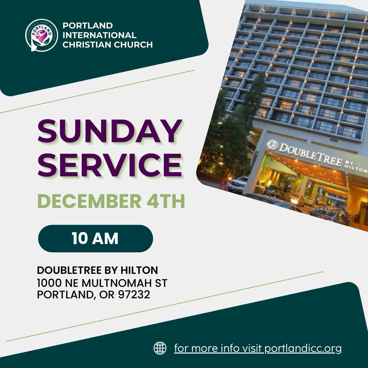 ICCportland's tweet photo. We'll see you there! 🌷#PortlandICC #SundayService #RoseCity https://t.co/izsypeocNz