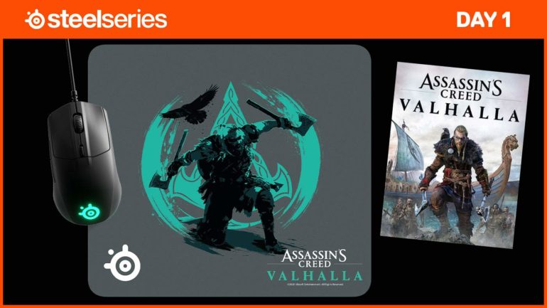 Win An Assassin's Creed/Rival 3 Prize Pack In Day 1 Of SteelSeries 12 Days Of Christmas Competition press-start.com.au/win/2022/12/01…