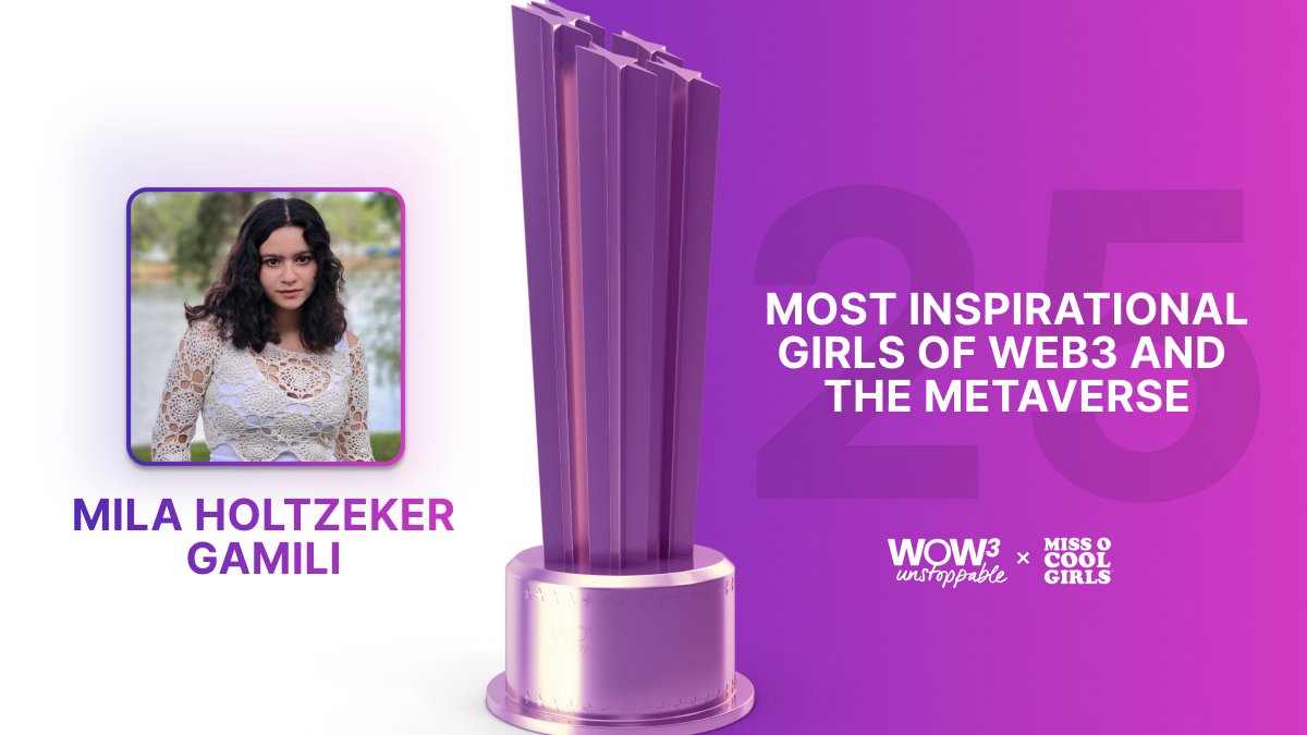 I am honored to be on <a href="/UnstoppableWoW3/">UnstoppableWoW3.x</a> &amp; @MissOCoolGirls 25 Most Inspirational Girls in #Web3 and #metaverse List with these amazing girls! 

See the full list here: bit.ly/3gOX8aL

If you follow me, to celebrate get your domain here:  unstoppabledomains.com/twitter