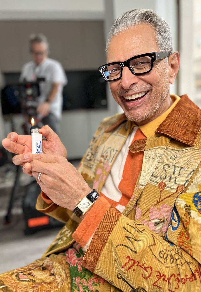 AriMelber's tweet photo. Tonight on The Beat: 

More Goldblum. Really. https://t.co/QRkKbFaCvn
