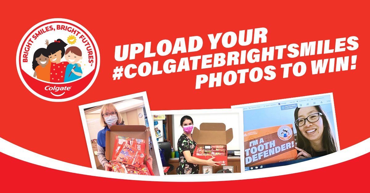theCDHA's tweet image. Last chance... Today is the last day to upload or email your #ColgateBrightSmiles photos to @theCDHA. You could win 1 of 5 $100 retail gift cards! #zerocavityfuture cdha.ca/ColgateBrightS…