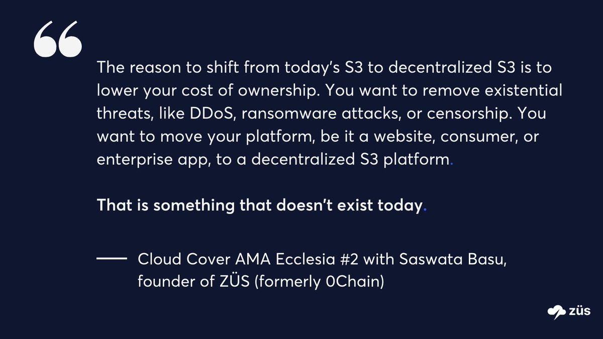 zus_network's tweet photo. Developers want to transform their current application, whether it’s a consumer app or an enterprise app into something that is using next generation storage. There should be no excuse to not build on decentralized storage. Build on Züs #dStorage #TheFutureIsLimitless #Züs https://t.co/oIJpUyEOym