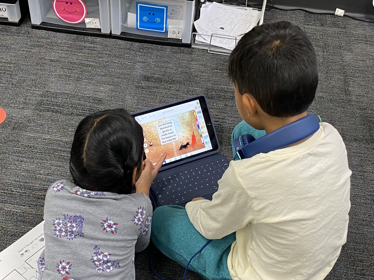 MrsCappelenKCSD's tweet photo. We are having so much fun writing the narrative story to go along with this wordless picture book! ✏️❤️ https://t.co/ZeyxAq8BSn