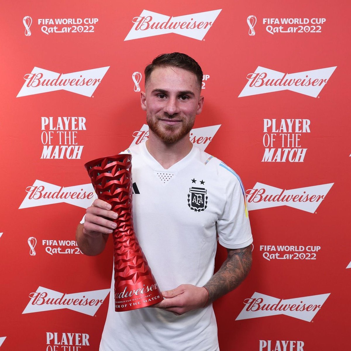 Lionel Messi was given the MOTM award vs Poland by FIFA, as shown on the official FIFA page. He gave the award to Mac Allister to boost morale for his performance. The greatest player of all time is also the most humble.