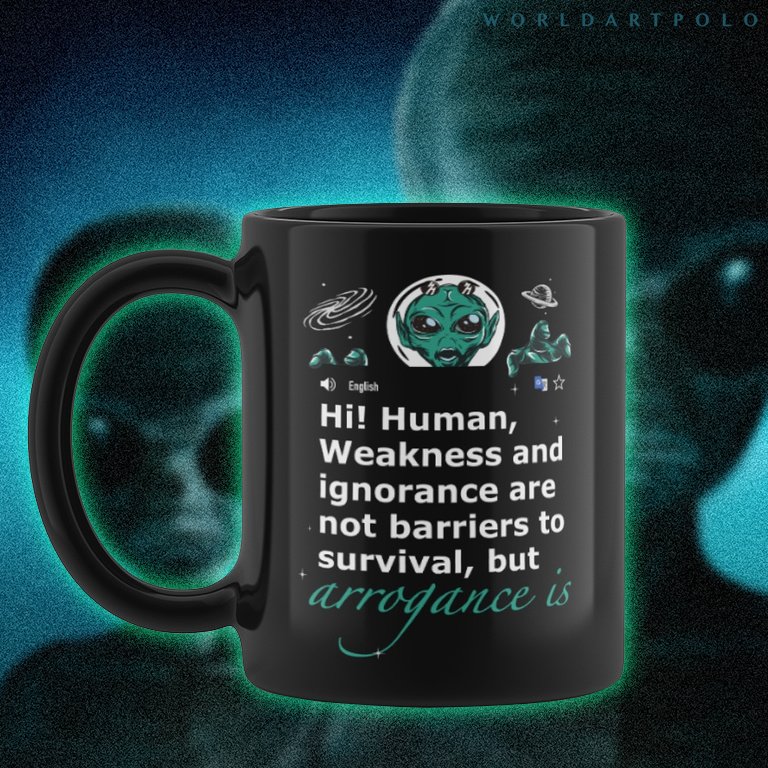worldartpolo's tweet photo. Alien Proverbs mug๐นBrowse & Buy Link>>
https://t.co/39r0UKFuPn
#Tshirt #Tshirts #tshirtprintdesign #tshirtprinting #worldartpolo #tee #alien #aliens #arrogance #ufo #prophet #proverbe #universe #universetoday #space #mystic #mysticmessenger #doomsday #scifiart #scifi https://t.co/X83pMnDfQ0