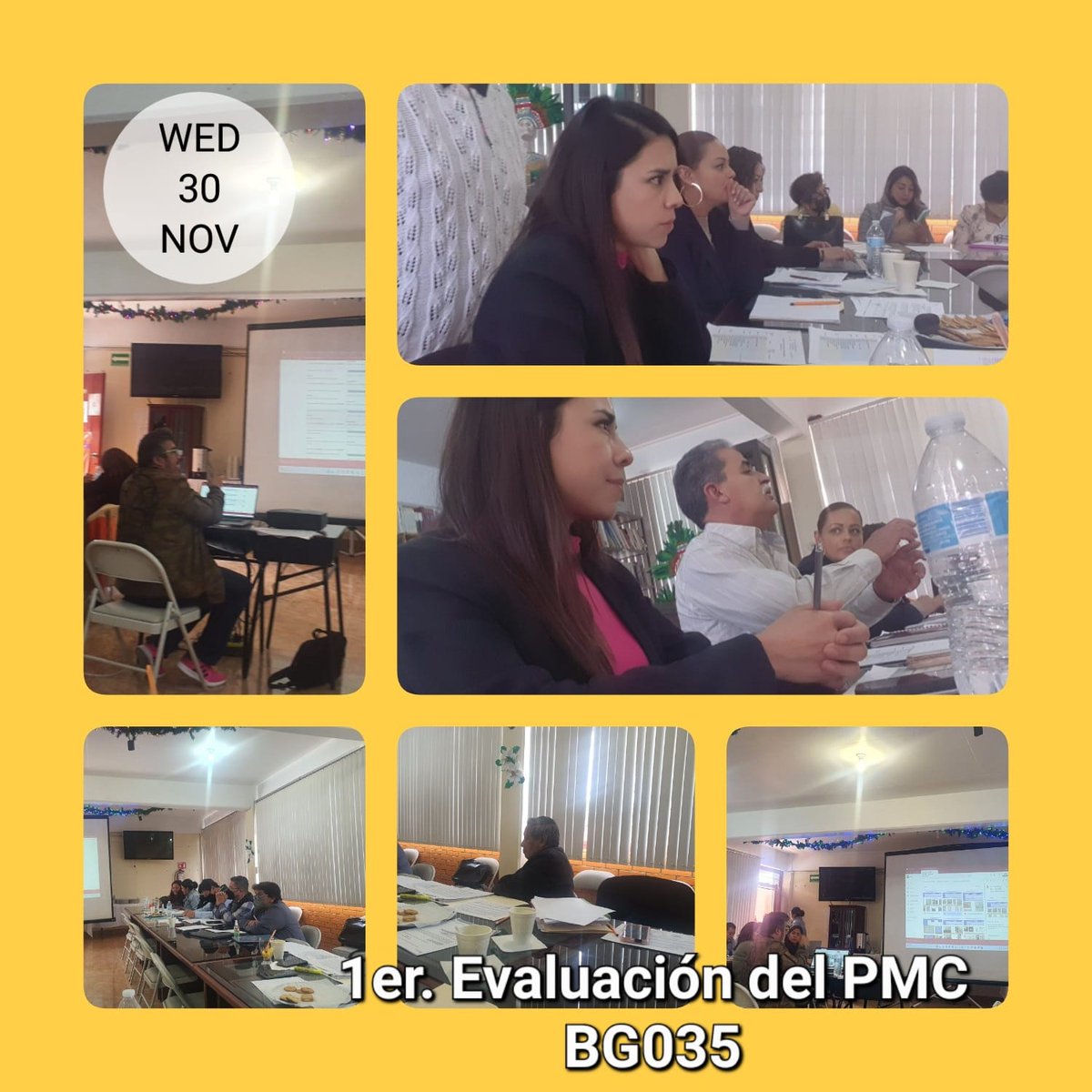 num_105's tweet photo. Presentes en la 1ra evaluación del PMC efectuada por @SBg035, la retroalimentación nos permite alcanzar nuestras metas @dbg_epoem @DeSubdireccion @veronic11249704 https://t.co/Vi8z5KrrEU