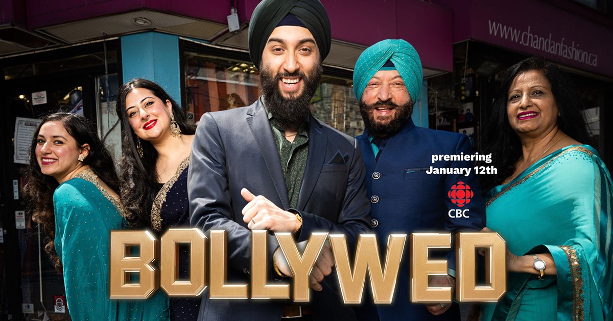 SAVE THE DATE!

BOLLYWED is coming to @CBC January 12th!

This heartwarming docu-series centres around the Singh family, who have been operating the iconic bridal shop, @ChandanFashion, in Toronto’s Little India for the last 37 years.

#docuseries #Bollywood #wedding