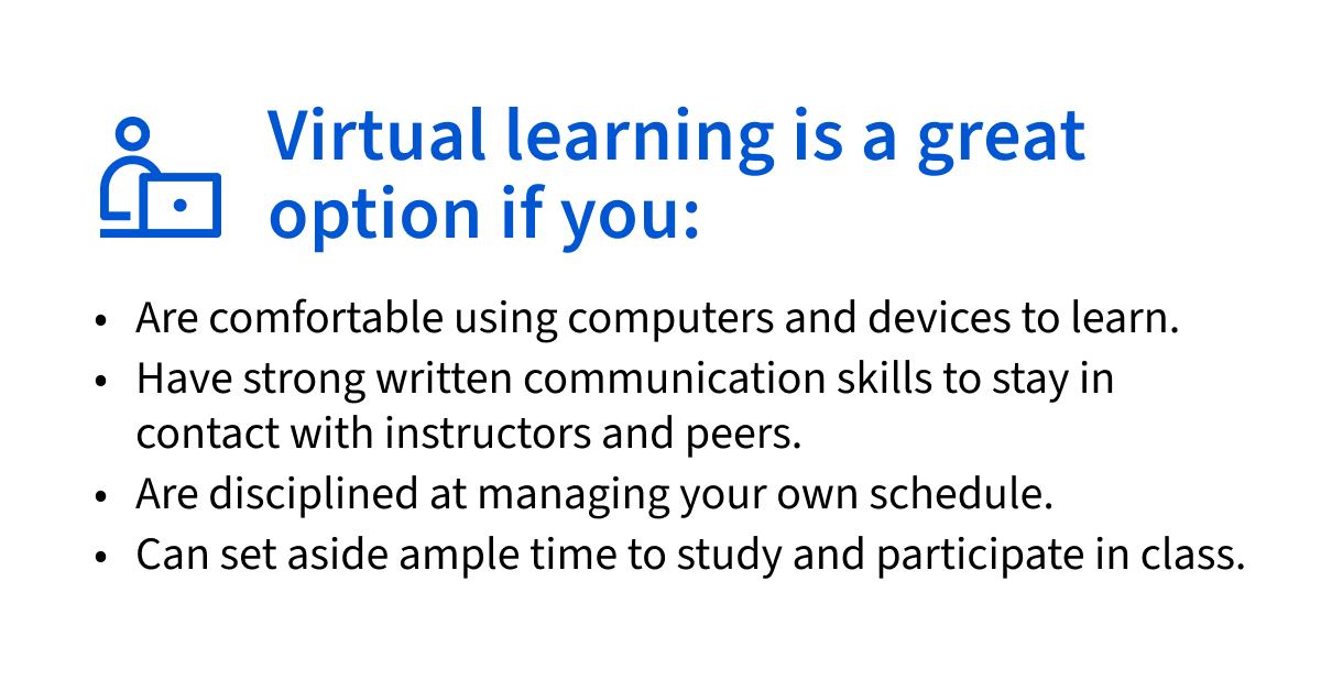 coursera's tweet photo. These days, you can learn almost anything from anywhere. But how do you choose the type of learning experience that is best for you? Find out with this guide. https://t.co/xcUEoypTMB

#CourseraArticle #VirtualLearning #DistanceLearning #LearnWithoutLimits #OnlineLearning https://t.co/g2C9NXe6zK
