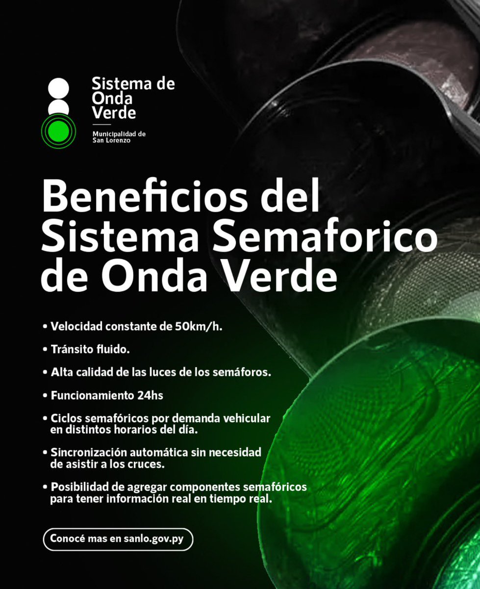 MunicSanlorenzo's tweet photo. Se renovarán los cabezales, se instalarán placas de GPS permitiendo la función por planes de horarios de acuerdo al flujo vehicular.

Te contamos algunos de los beneficios de este nuevo sistema ☝️

Podes conocer más, ingresando a https://t.co/H4d6SkeL6n 👌

#miciudadmipueblo https://t.co/9w3ZnfN50d