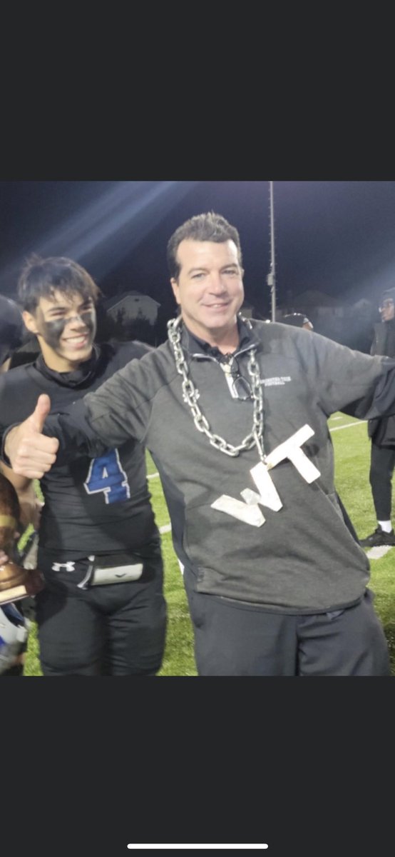 coachdeek10's tweet photo. Today was hard. I officially stepped down as Head Football Coach at WTHS. Nothing but love for the administration &amp; WPS. At this time it’s best for my family I step away for now. I am &amp; always will be a coach. The kids are part of my life forever &amp; that’s the best part! 🏈🦅💙 https://t.co/dFq7IMHFyX