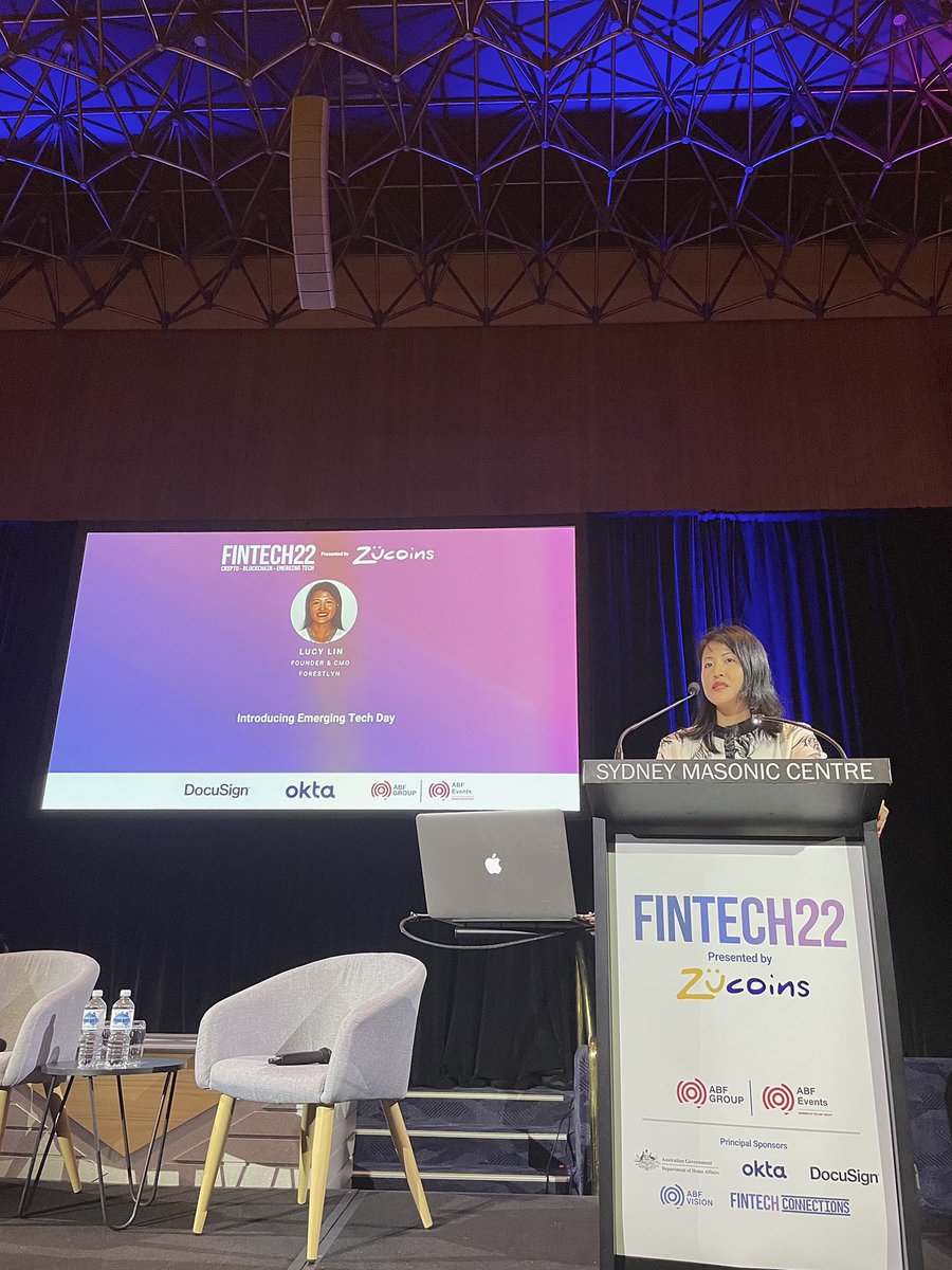 ABF_Events's tweet photo. @lucylin007 commences Day 2 of #Fintech22 👏 https://t.co/WE1DWRDB0L