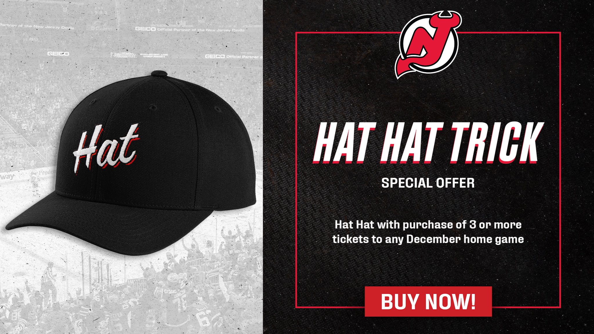 New Jersey Devils on X: Jack knows you need a new hat, so we're bringing  back Hat hat! Ya know, so you're prepped for his next hat trick. 🛒:    /