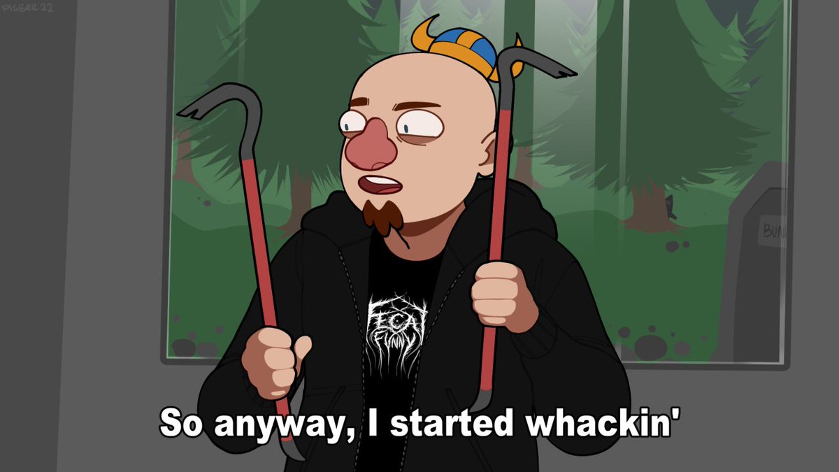pigbee_art's tweet photo. I think Joel needs more crowbars. https://t.co/gWVHwPe10A