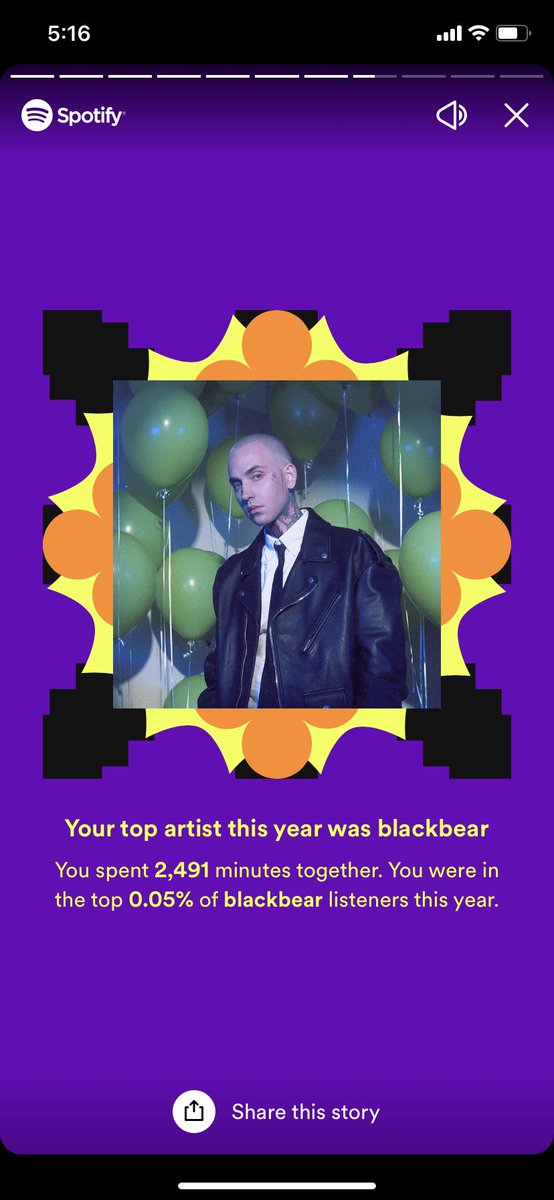 amberrfoxx's tweet photo. @bear I’m in the top 0.05% of your listeners, that’s gotta count for SOMETHING right? https://t.co/vrDQQA77F1