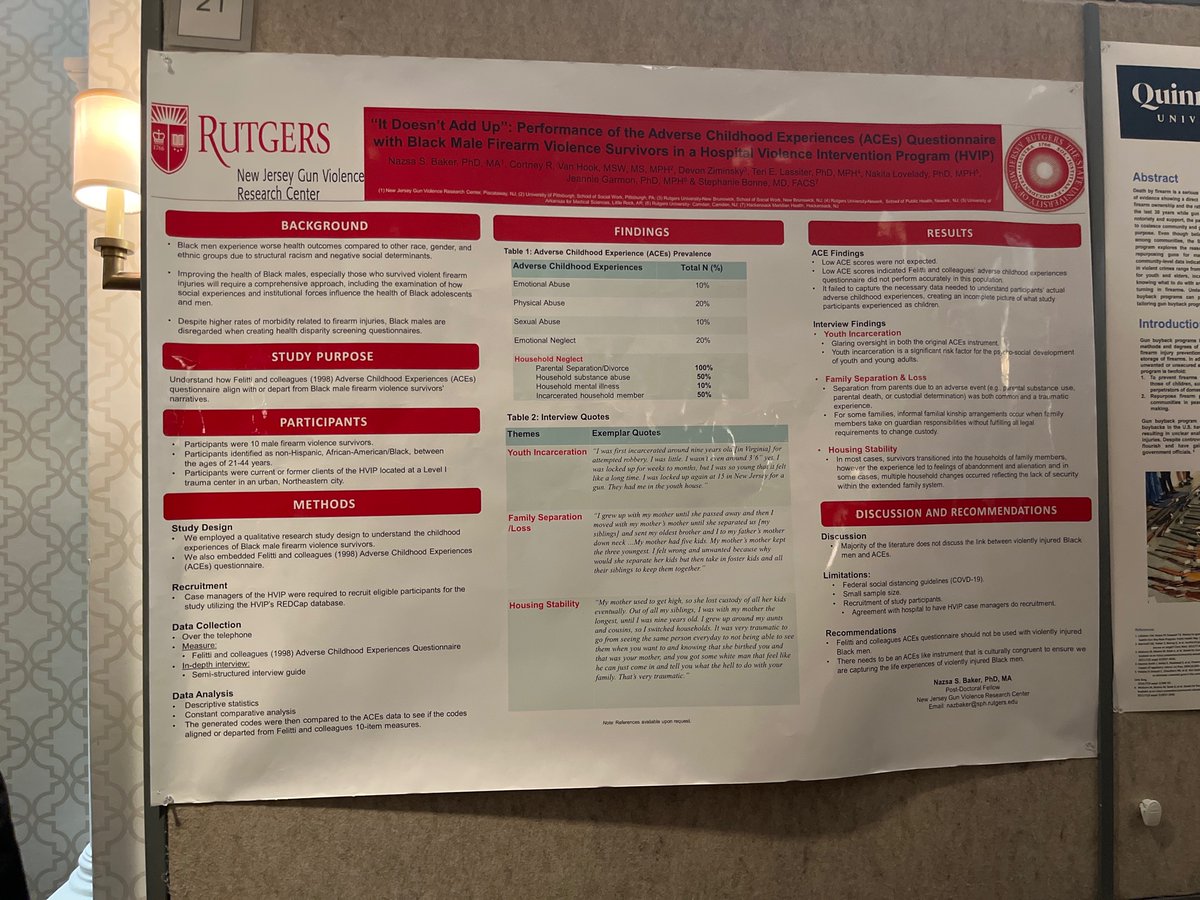 Science Simplified (@sci_simplified) on Twitter photo Three of the <a href="/NJGVRC/">NJ Gun Violence Research Center at Rutgers SPH</a> posters are up at #2022FirearmResearchConf come by to chat with these great researchers! <a href="/AllieBond12/">Allie Bond</a> Three of the <a href="/NJGVRC/">NJ Gun Violence Research Center at Rutgers SPH</a> posters are up at #2022FirearmResearchConf come by to chat with these great researchers! <a href="/AllieBond12/">Allie Bond</a>