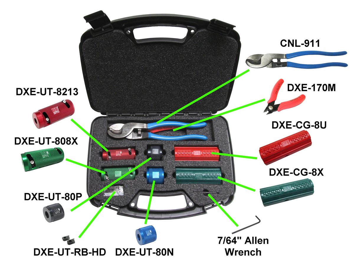 DX Engineering UT-KIT4 Complete Coax Cable Tool Kits DXE-UT-KIT4 qrznow.com/dx-engineering…