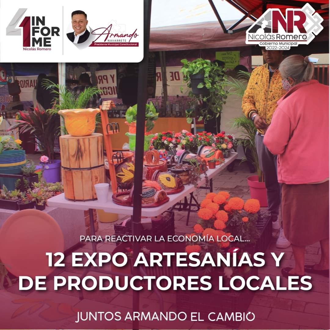 ArmandoNLop's tweet photo. Organizamos 12 exposiciones de artesanías y productos agropecuarios, con el objetivo de fomentar el consumo local y fortalecer la economía de los expositores.
#Armandola4T
#PrimerInformedeContinuidad https://t.co/HFpkWu9Mvi