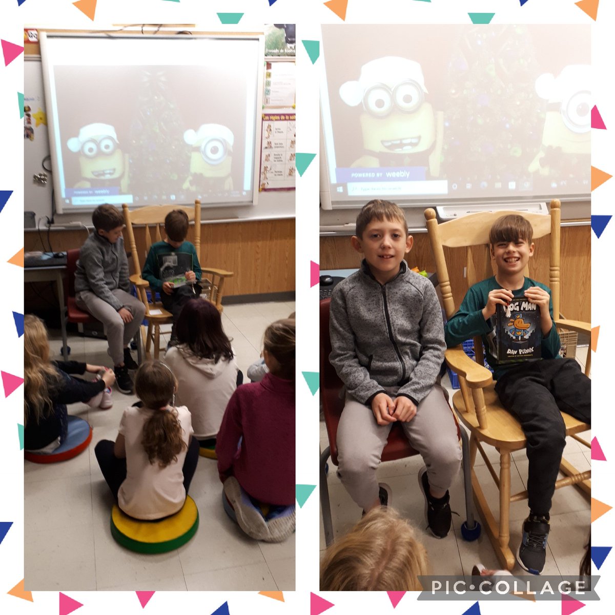 MadameWhite97's tweet photo. Dog Man is always a hit and funny 📖 😆 Merci T for reading some of your book to us today and merci also to J for being your helper! Bravo les amis! You rock!!! 👏 🎉💕 #lalecture #welovereading #readingforpleasure #readingisbettertogether @Topsail_Elem https://t.co/YYcTRpCy31