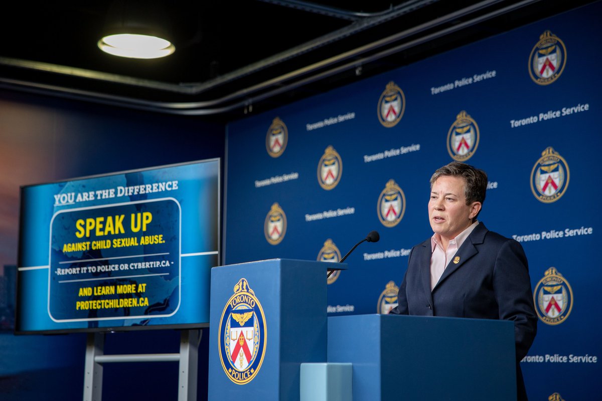 Today, our Sex Crimes, Internet Child Exploitation (I.C.E.) section announced the TPS results from Project Maverick, a province-wide collaboration of police services & community agencies. I.C.E. laid 96 child pornography charges against 23 individuals. tps.ca/media-centre/n…