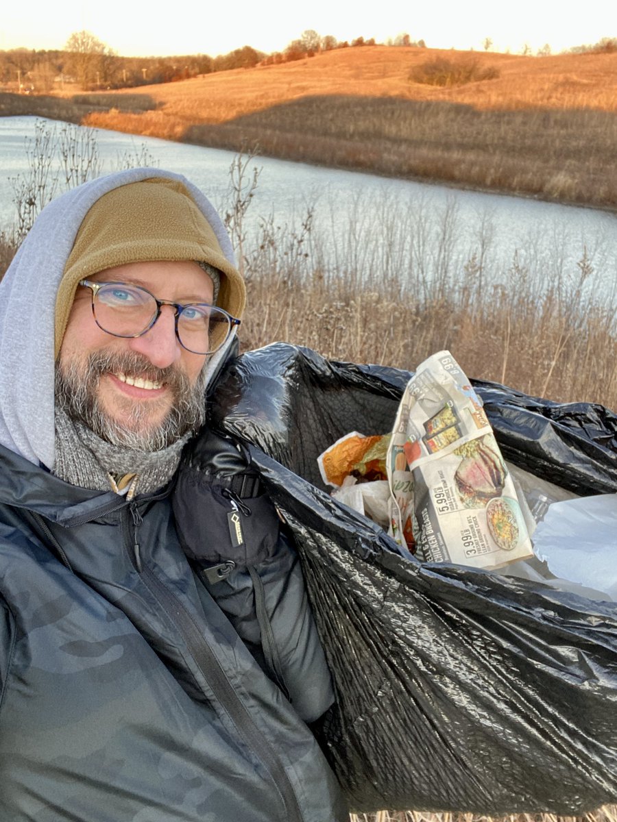 Too cold to do a cleanup?  9 degrees and windy?   Nah…. #BumsCleanBeaches  Join us at @SeabumsNFTs and see what we can do cleaning our beaches and waterways.  Every tiny bit helps.