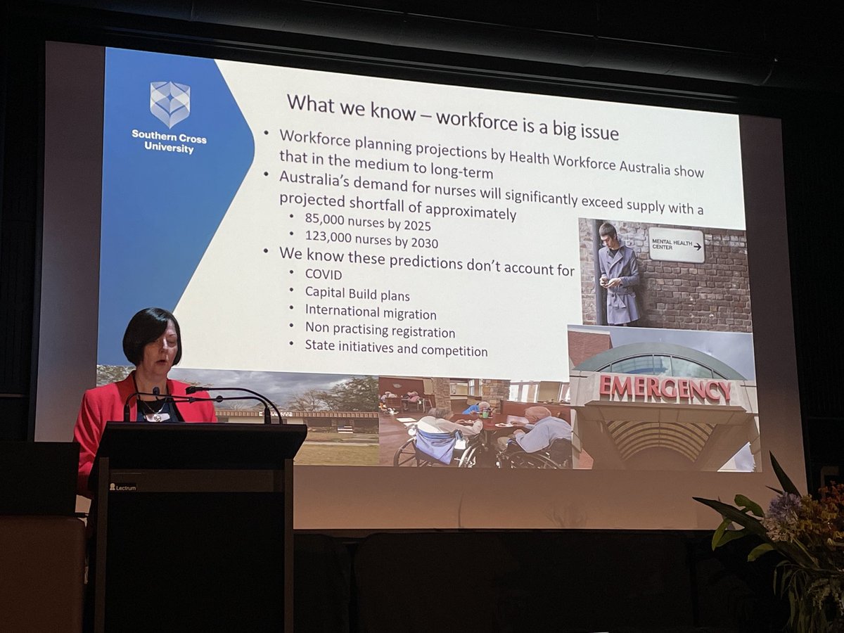 Maryanne Wallis Stepping in as Keynote for the NNSW LHD Symposium re workforce- what a star!
