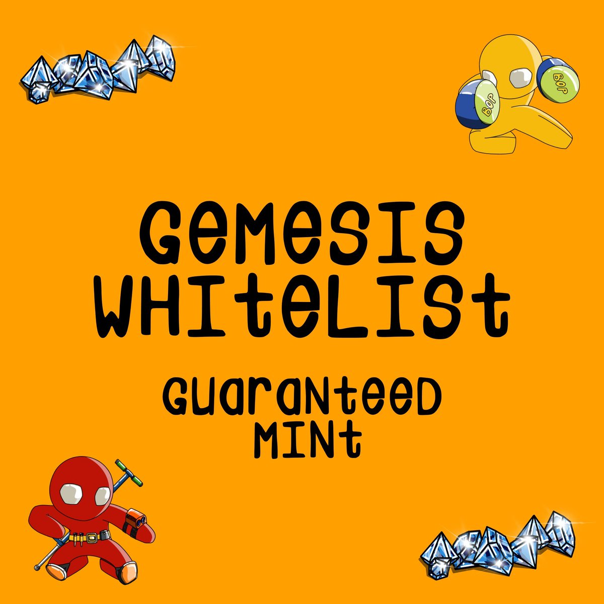 We’re excited to announce our partnership with <a href="/ethermail_io/">ethermail.ethermail</a>! 

As part of this partnership we are giving away a set of 3 diamonds 💎💎💎 and 20 WL spots to lucky winner(s) sign up before Dec 7!

How to enter: like, RT &amp; sign-up to our Community Page 
ethermail.io/community/geme… 💎