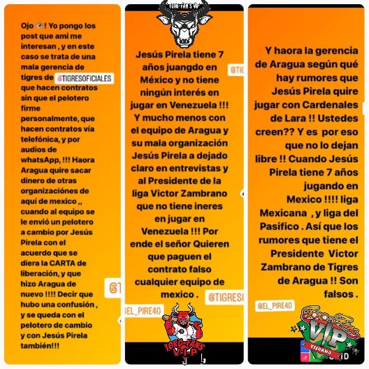Arregla tu cochinero <a href="/jfortunabb/">jorge urribarri</a> espero y <a href="/MLB/">MLB</a> mire lo que usted y Victor Zambrano están haciendo con contratos falsos y congelando jugadores activense <a href="/LVBP_Oficial/">#UnaVidaUnaLiga ⚾️🇻🇪</a> 
Esa directiva <a href="/TigresOficiales/">Tigres de Aragua</a> haciendo trampas y con pruebas en mano