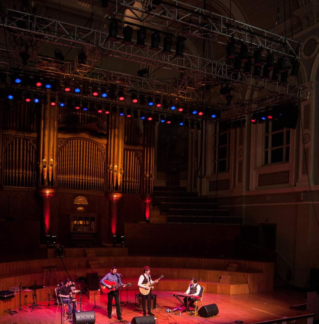 TheValstalk's tweet photo. Ten years ago today - The Vals onstage at the Ulster Hall, Belfast. 

Great venue, great night. #timeflies https://t.co/J6QV4w4Ebf