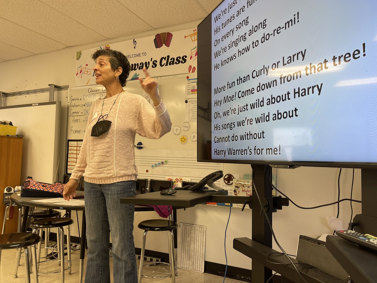 MrGallowayROCKS's tweet photo. 3rd, 4th, and 5th graders enjoyed having Ms. Slim from the Austin Jazz Workshop @GHWootenWarrior @AISDArts https://t.co/XSvrXwqmdo
