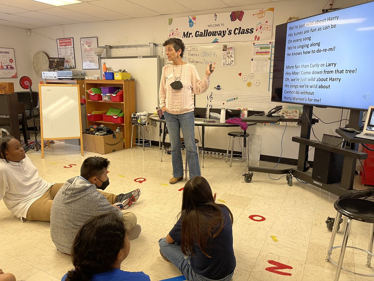 3rd, 4th, and 5th graders enjoyed having Ms. Slim from the Austin Jazz Workshop <a href="/GHWootenWarrior/">Wooten Elementary</a> <a href="/AISDArts/">AISDArts</a>