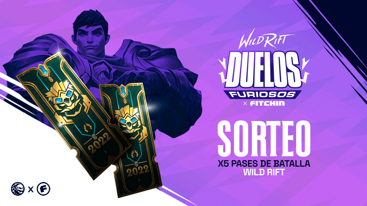 ⚡ ¡HAY SORTEO DE PASES DE BATALLA!

😜 Queremos que lleves tu juego al máximo nivel, ¿pero cómo lo harías sin increíbles aspectos?

👇 ¿Cómo participar?

✅ Seguir a <a href="/fitchinGG/">FITCHIN</a> y <a href="/FuriousGamingLA/">Furious Gaming</a> 
✅ Dar ♥ y 🔁
✅ Comentar #QuieroMiPase 

🍀 Sorteamos el día 7/12, ¡suerte!