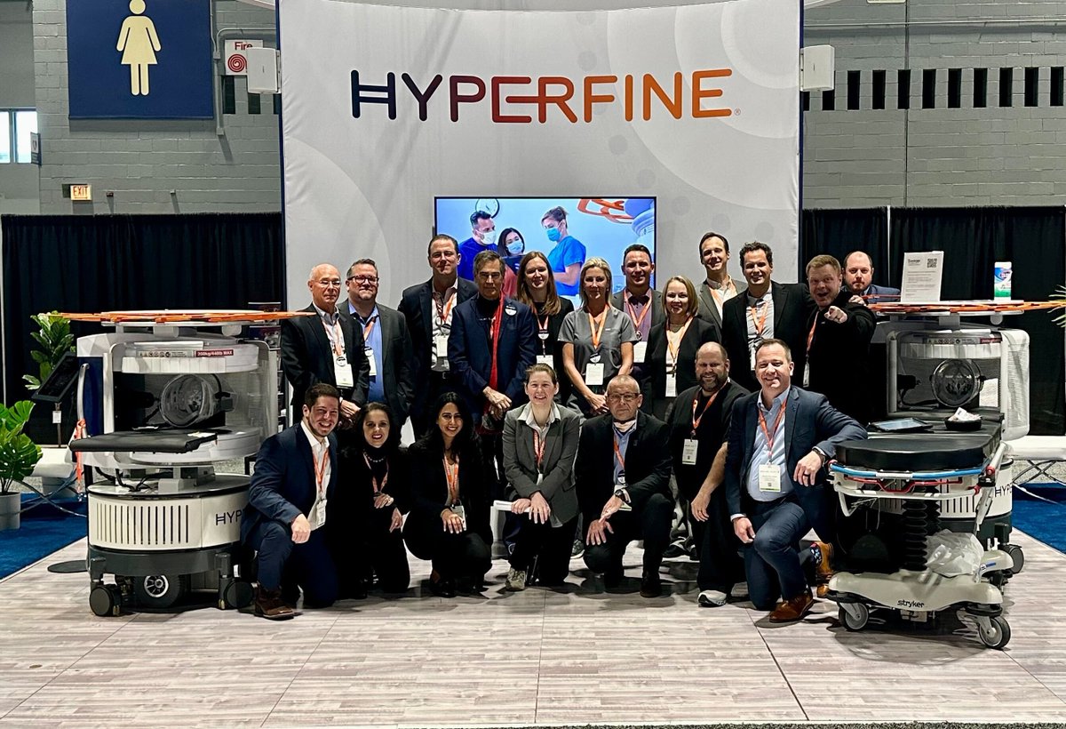 That’s a wrap for #RSNA22!  Thank you to the RSNA leadership for an amazing show and to all of those who stopped by the Hyperfine booth to meet Swoop®, the world’s first portable #MRI for critical care patients.
